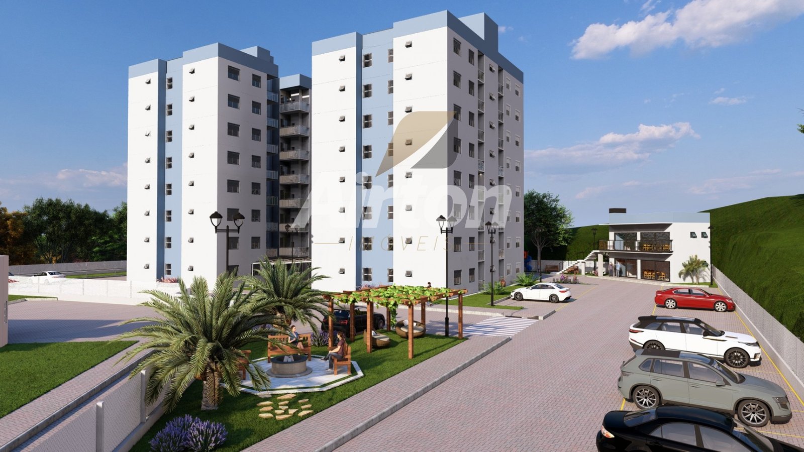 Apartamentos 2 dormitórios na planta - RESIDENCIAL HARMONIA